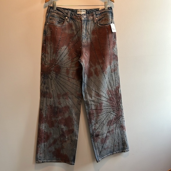 Free People Aurora Mid-Rise Straight Jeans Size 28 NWT - Picture 8 of 17